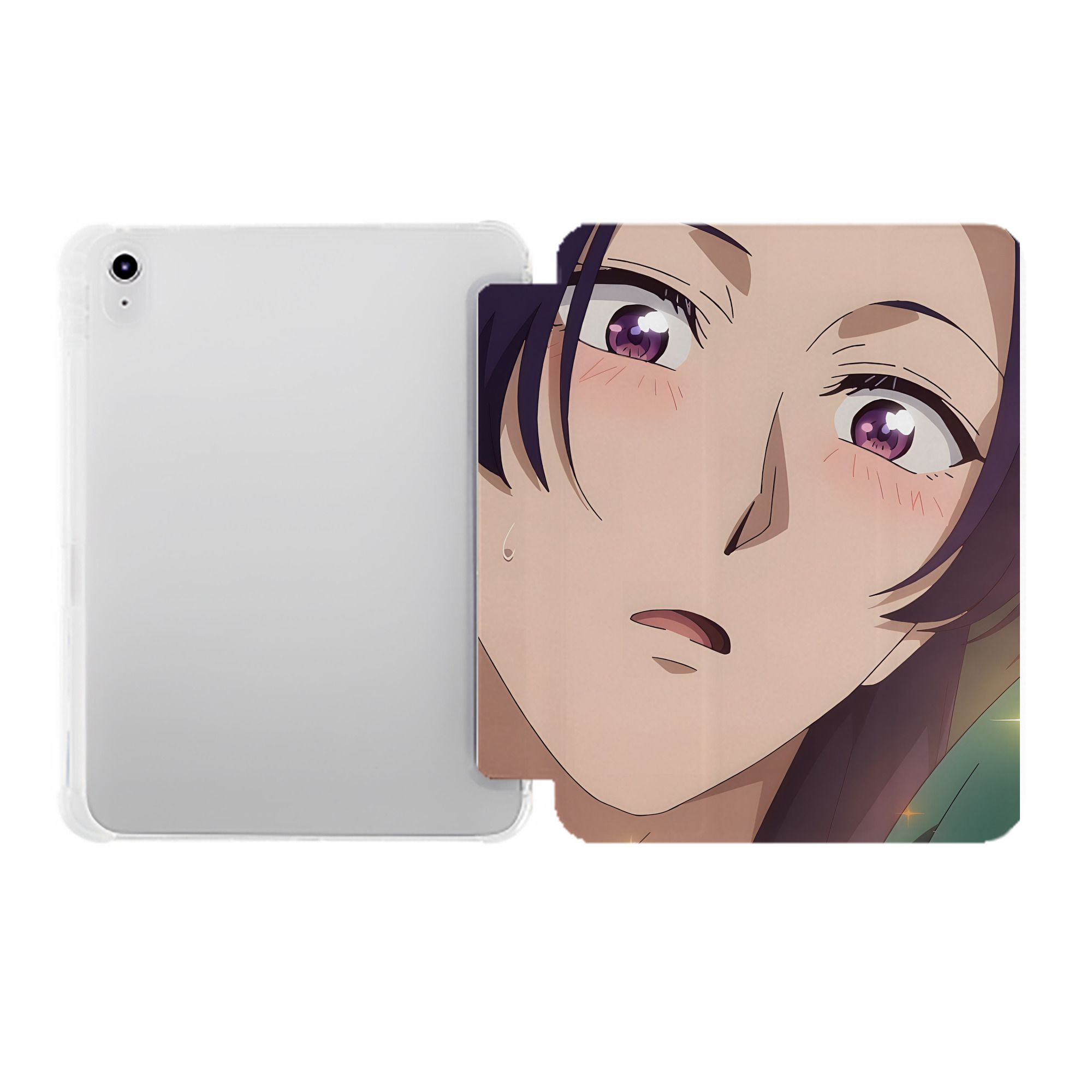 （画像用） 薬屋のひとりごと The Apothecary Diaries IPad ケース ペン収納付き 三つ折りスタンド PUレザー×シリコン 対応機種9.5/10.5/10.9インチ